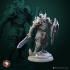 Dragonborn knights 6 miniatures set 32 mm pre-supported image