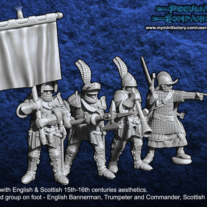 Anglo-Scottish Humans - Henry VIII & Command group on foot's Cover