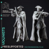 Violinists - Lady of Pox - PRESUPPORTED - 32mm scale image