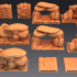 Dwarven Mines Set / Underground Dwarf Encounter / Rock Tunnel Modular Tiles / Mine Collection / Pre-Supported image