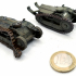 WW1 4 tanks clean and destroy (8 STL) (Fr, US, UK, German) image