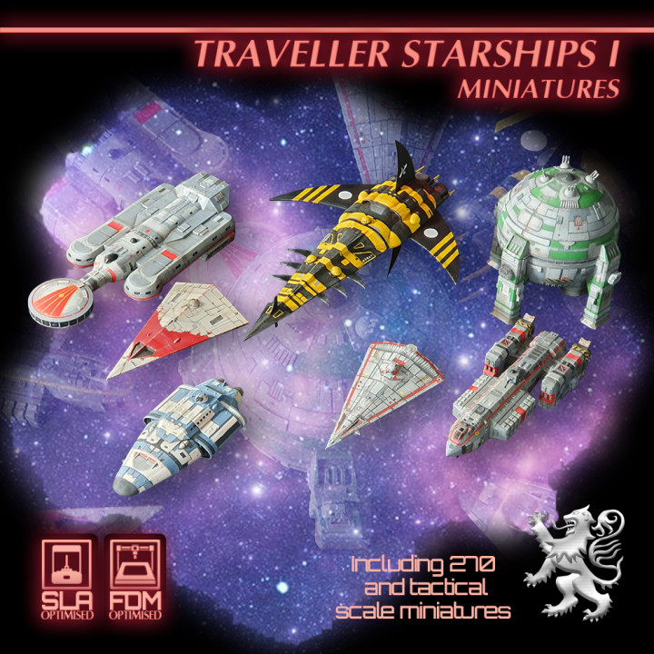 Traveller Starships Miniatures I's Cover