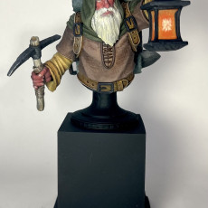 Picture of print of Prospector - Bust - THE MIRROR MAZE - MASTERS OF DUNGEONS QUEST