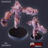 Exoskeleton Worker Punch / War Construct / Steampunk Tech Battle Robot image