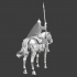 Medieval mounted Baltic Tribal Warrior image