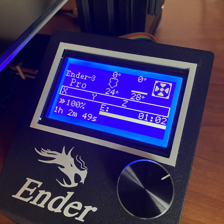 Ender 3 Pro LCD Bezel