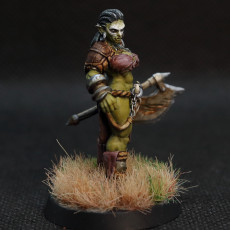 Picture of print of Orc Barbarian Female