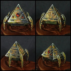 Picture of print of Scifi Pyramid (Pre-Supported)