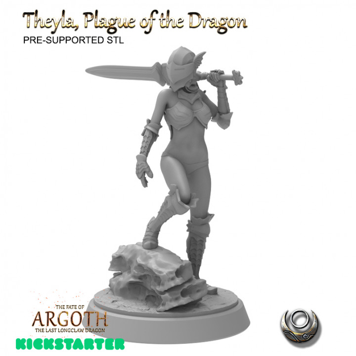 Theyla, Plague of the Dragon's Cover