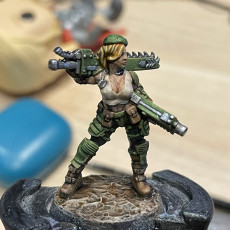 Picture of print of Pinup Sergeant
