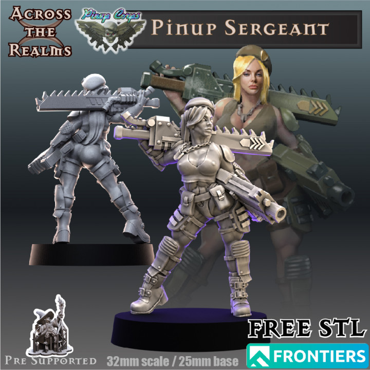 Pinup Sergeant's Cover