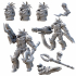 Jackal Sci Fi Terminators Multiple Bodies And Weapons Options | Wargame Miniatures image