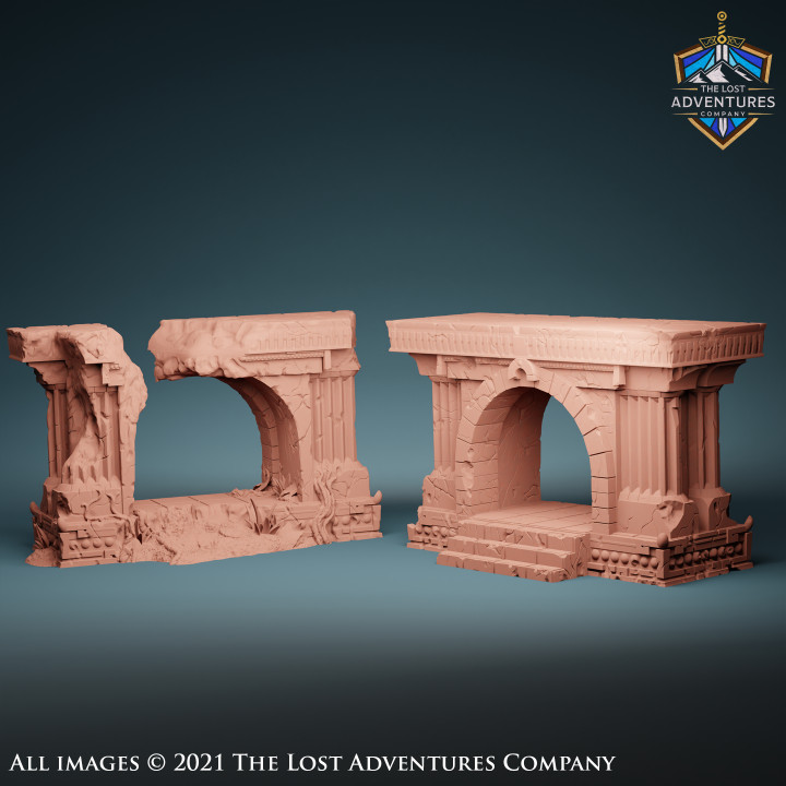 Ancient Temple Gates (set of 2)'s Cover