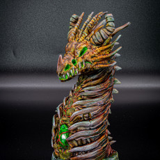 Picture of print of Undead Dragon bust (Pre-Supported)