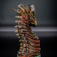 Picture of print of Undead Dragon bust (Pre-Supported)