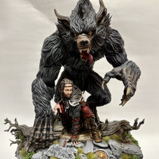 Picture of print of Giant Werewolf