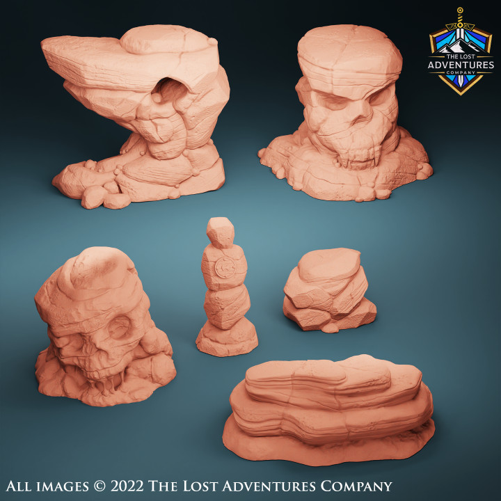 Rock Formations (Set of 6)'s Cover