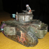 Kli-San Battle Tank print image