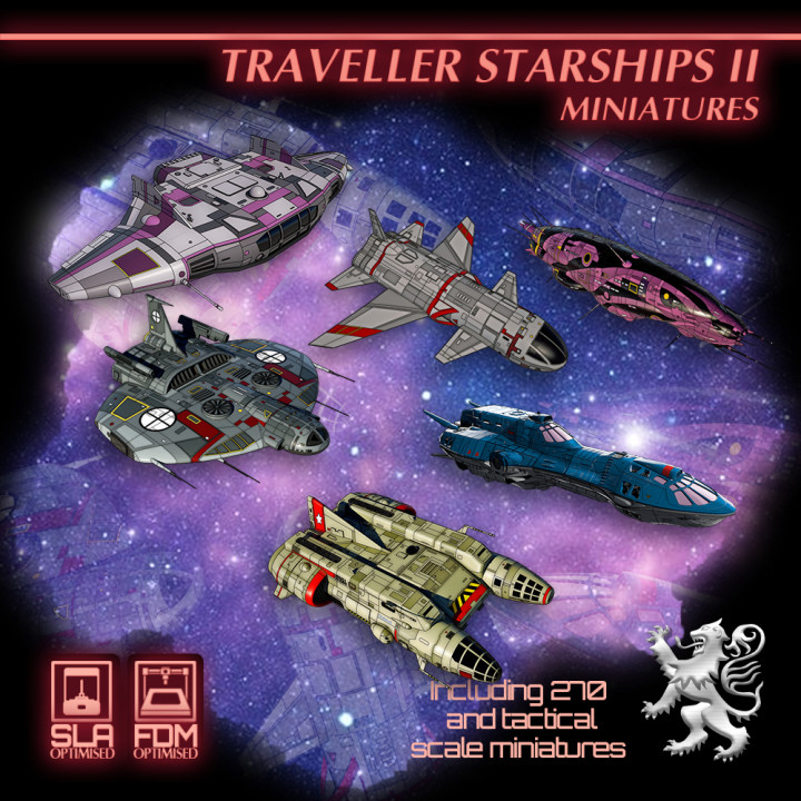 Traveller Starship Miniatures II's Cover
