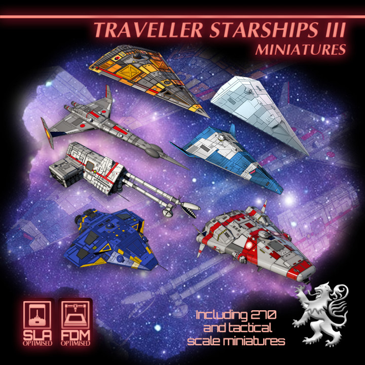 Traveller Starship Miniatures III's Cover