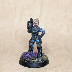 Picture of print of Selcao - Dawn Female Sci Fi Soldier