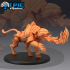 Construct Tiger Fire Breath / War Construct Animal / Steampunk Tech Battle Robot image