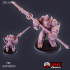 Iron Juggernaut Spear / War Machine Construct / Steampunk Tech Battle Robot image