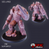 Iron Juggernaut Set / War Machine Construct / Steampunk Tech Battle Robot image