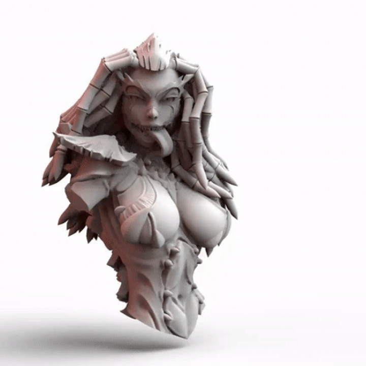$7.00The Hive Queen - Sadist Barbaric Bust - Space Bug PinUp with PreSupport Option