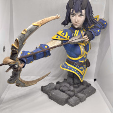 Picture of print of Arueshalae (Pathfinder: Wrath of the Righteous) | Bust Version | 150mm