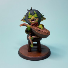 Picture of print of Gaz, the Goblin bard