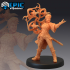 Guild Mage Set / Elemental Warrior / Mystical Female Human / Flame Air Handler image