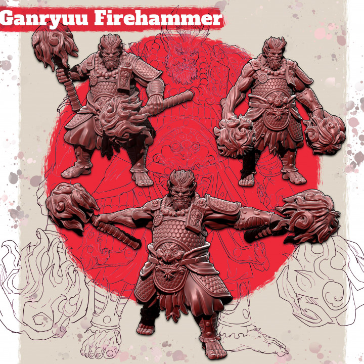 Ganryuu Firehammer x3's Cover