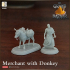 Greek Merchant and Donkey, 2 figure pack -The Grand Bazaar image
