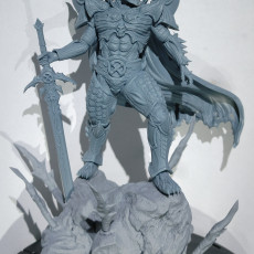 Picture of print of Kiba, The Dark Knight Diorama (Pres-supported)