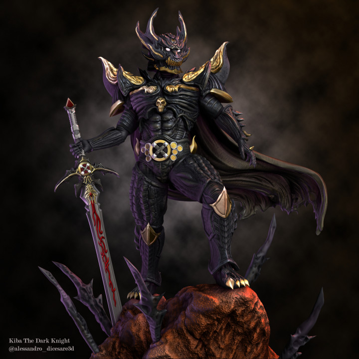 Kiba, The Dark Knight Diorama (Pres-supported)'s Cover