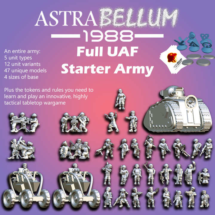 $15.00Astrabellum Starter Army - Parliamentary UAF - 35mm Wargame Miniatures