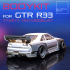 BODYKIT FOR GTR R33 TAMIYA 1-24TH MODELKIT image