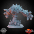 Fire Golem (pre supported) 50mm Base image