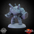 Battle Mech (pre-supported included) 24mm Base image