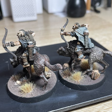 Picture of print of Mounted Orc hunters