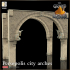 Ancient Persepolis street scene - Arches and Pillars image