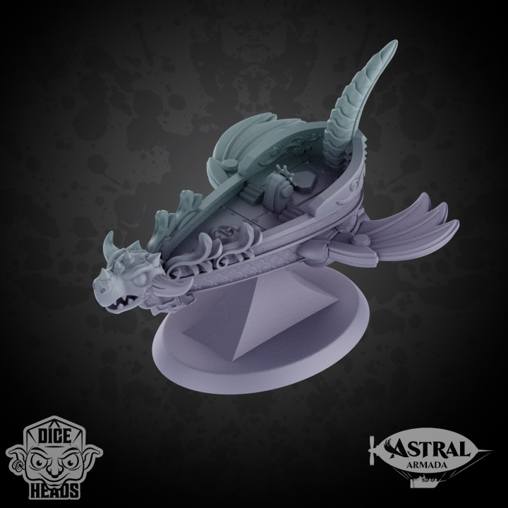 Dragon Yacht Astral Ship (miniature version)'s Cover