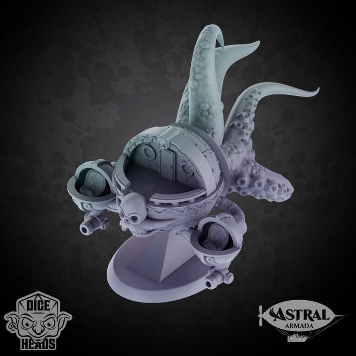 Tentacle Pod Skiff Astral Ship (miniature version)'s Cover