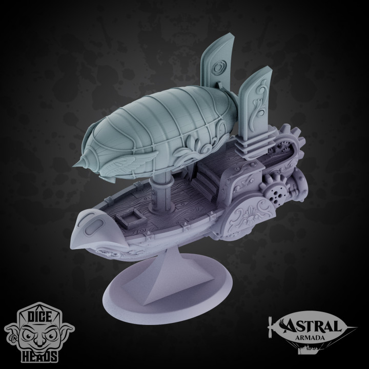 $3.99Steampunk Skiff Astral Ship (miniature version)