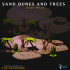 Desert Trees & Sand Dunes - Support Free image