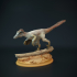 Velociraptor Mongolianensis on tree image