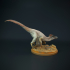 Velociraptor Mongolianensis sniffing image
