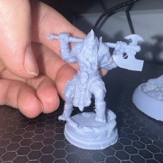 Picture of print of Lion-folk Barbarian - Ezeqial