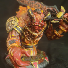 Picture of print of Lava Lord - Sorngaar the Cindering